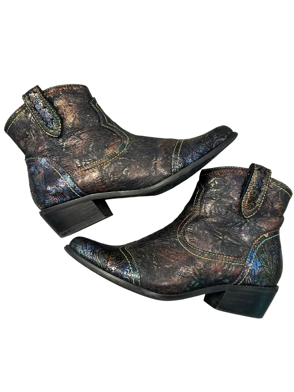 L'Artiste‎ by Spring Step Storie Countrypop-Rose  Booties Women’s 38 (7.5-8)